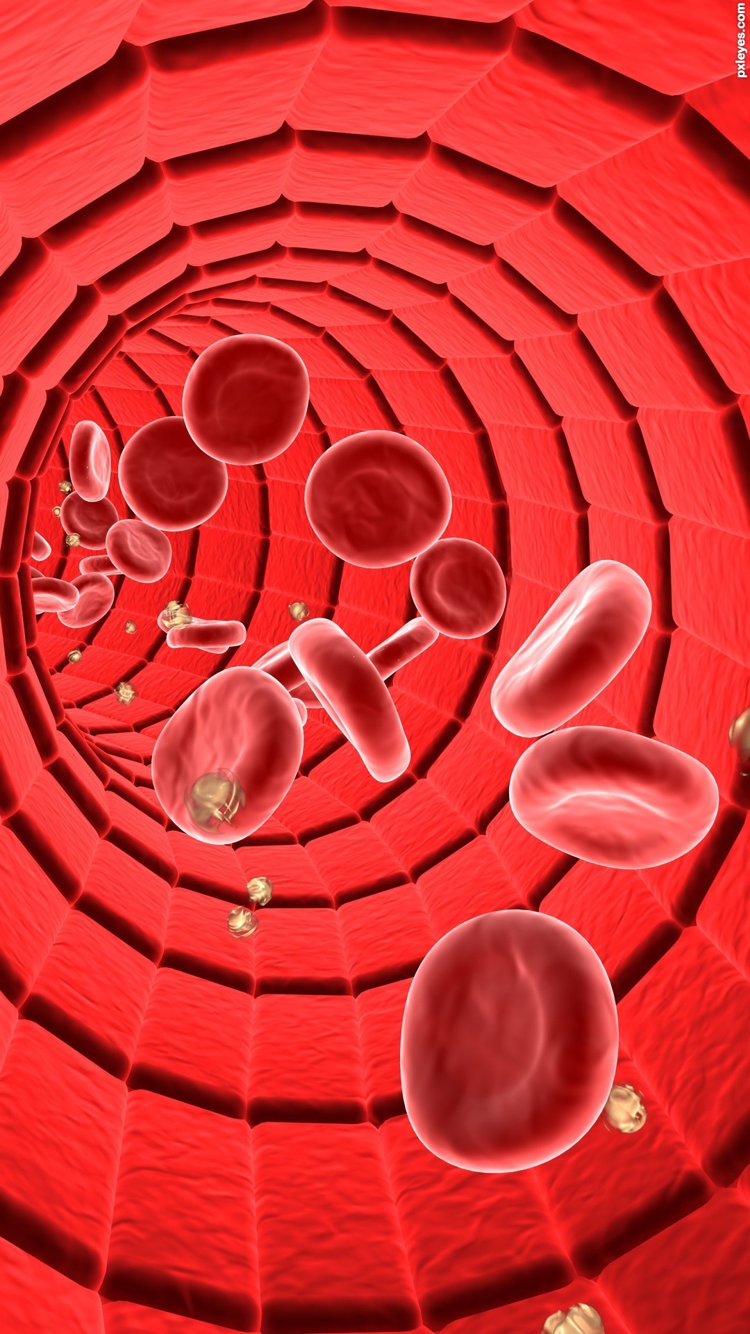 Free flowing blood cells